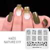kads NATUR 19 Baumblatt Bild Nagelstempelplatte Stempeln für Nägel DIY Vorlage Nagelkunst Stempelplatte Nagelschablone