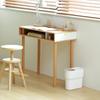 ideaco (ideaco) Trash Can with Separate Cups, Rich White & Sand White, 7L, Trash Can Niko (nico) One