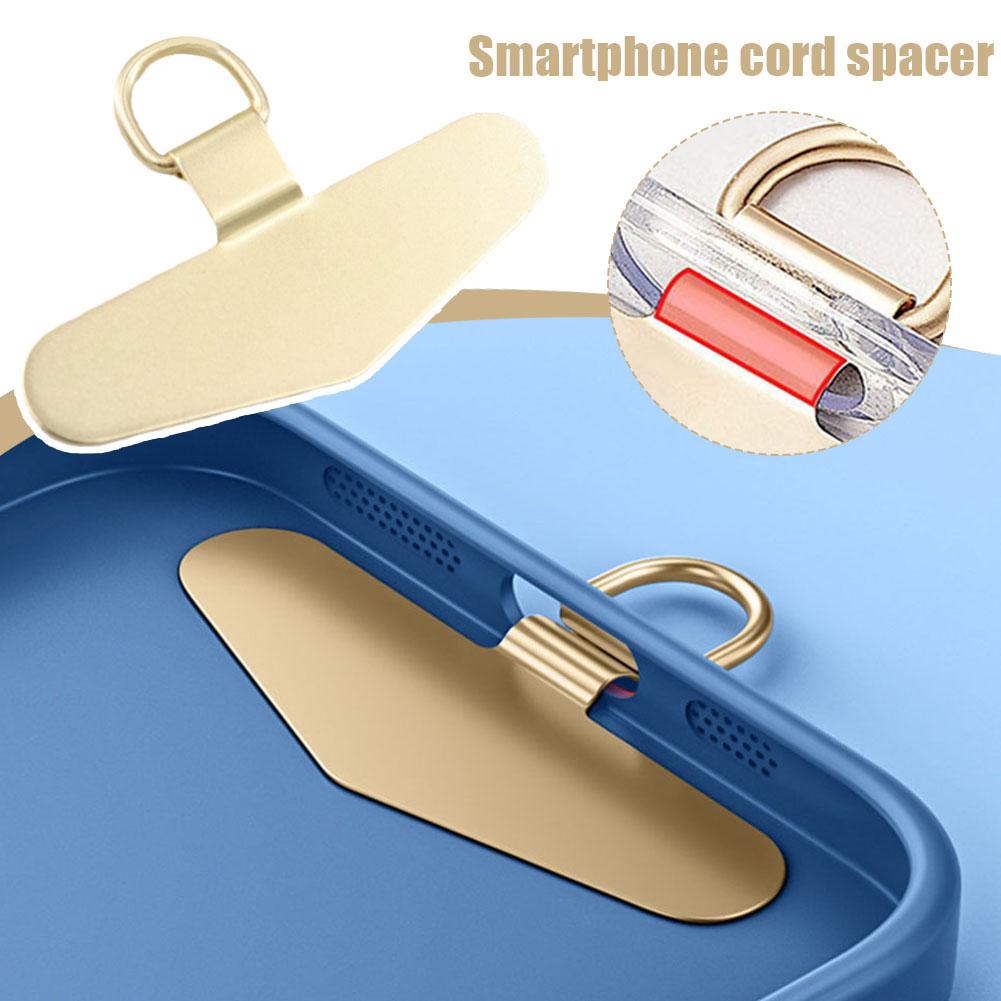 Universal Metal Phone Tether Tab Ultra-thin Stainless Steel Replacement Phone Lanyard Straps Cards Hanging Cord Tab 3/2/1PCS