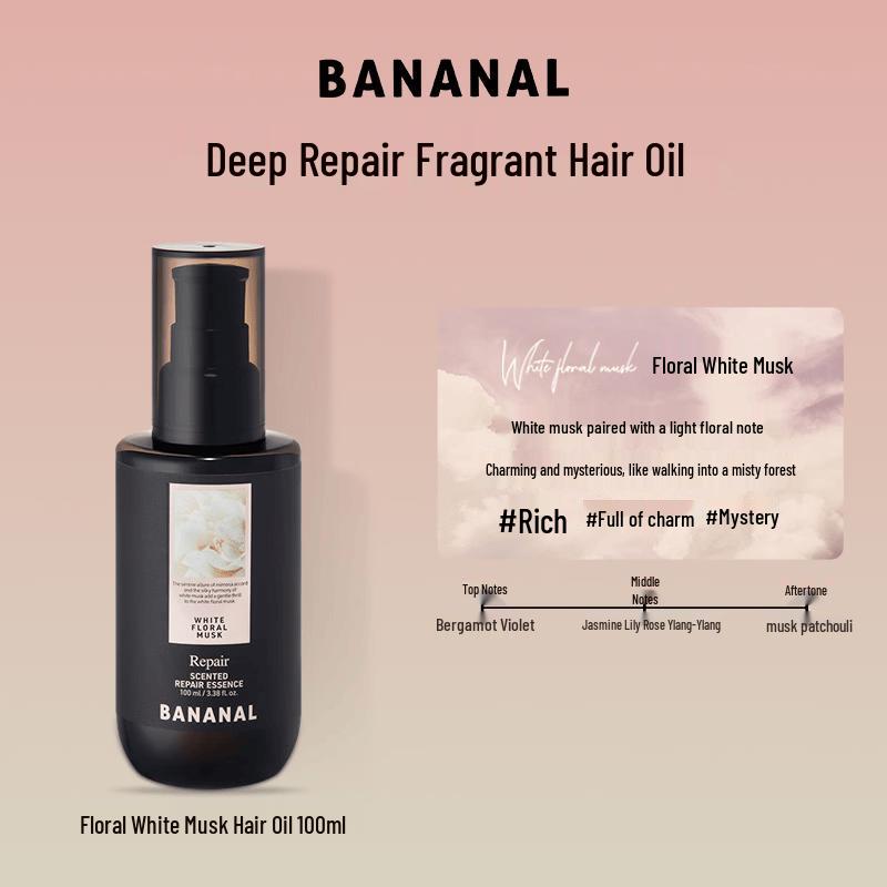 Bananal Floral White Musk Fragrant Hair Oil