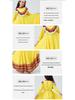Vibrant Mexican Folk Dance Skirt for Girls - Stage Performance Costume