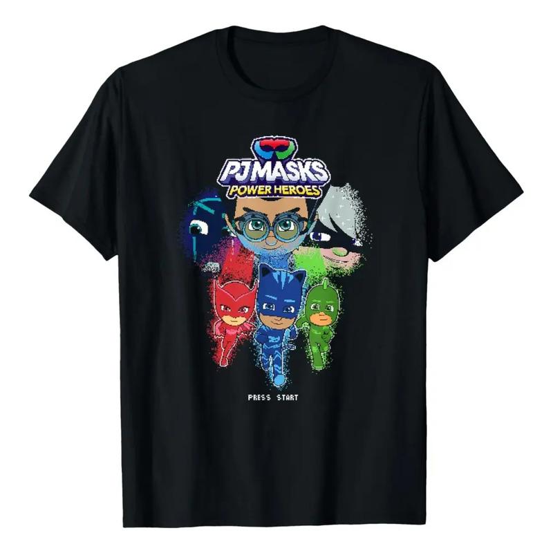 Camiseta Con El Logotipo De Glitch De Pj Masks Group Shot Pa S разноцветный