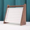 Wood Jewelry Display Stand Wood Rings Holder Jewelry Showcase Stand Suitable for Rings Earrings Bangle and Necklaces