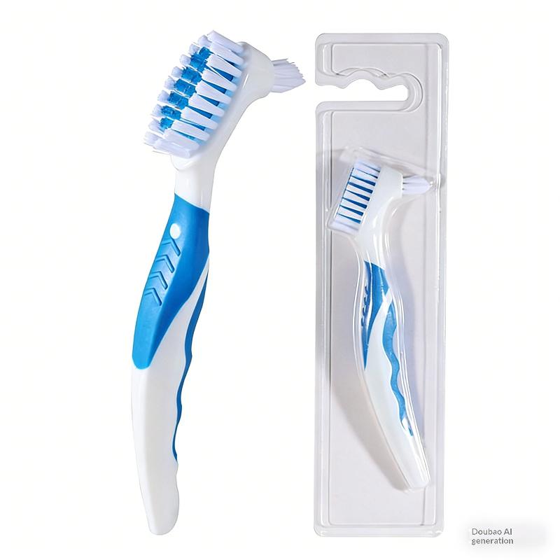 1Pcs Invisible Braces Orthodontic Retainer Descaling Brush Double Sided Denture Toothbrush Cleaning Brush