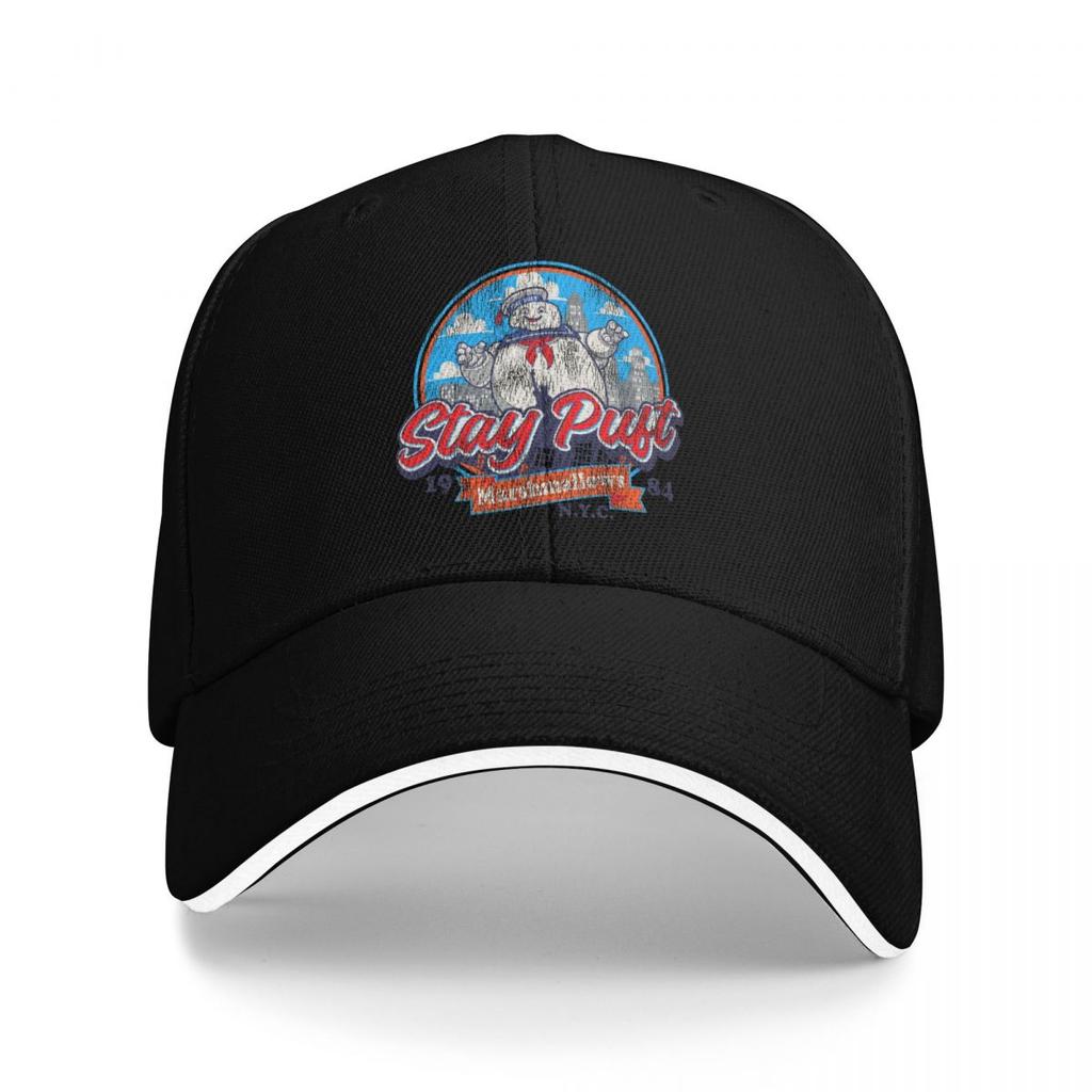 Baseballkappen Stay Puft Marshmallows 1984 Retro Individuell Anpassbar Herren Damen Lässige Frühjahrs Hüte