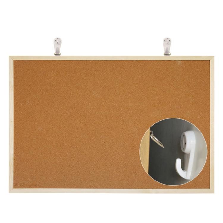 Elegante zweiseitige Kork-Pinwand Nachrichtenwand Heimdeko 30x40CM 40x60CM