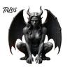 Dunkle Fantasy Heimdeko Gargoyle Figur, Mittelalterliche Geflügelte Statue, Harz Gotisches Wetterbeständiges Gartenkunst Horn Dämon Ornament für Büro Bücherregal