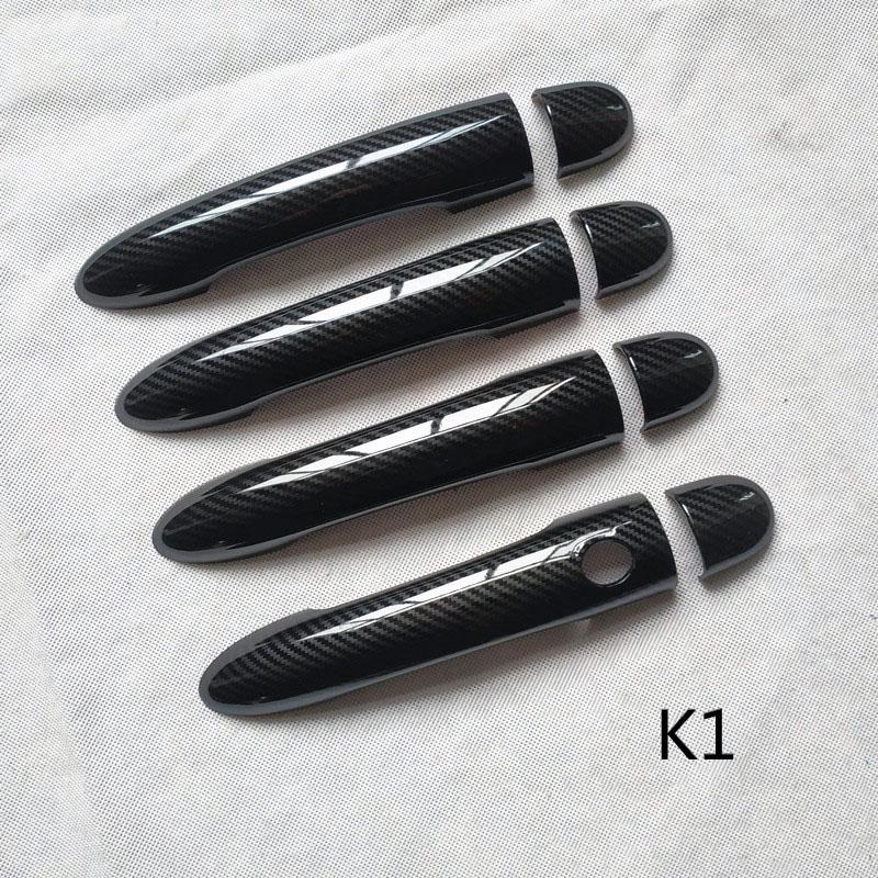Door Handle Cover Trim for Renault Espace 4 IV MK4 Accessories Plastic Imitation Carbon Fiber