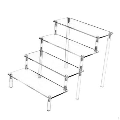Rack Countertop Decoration Ladder Organizer Showcase Home Decor Acrylic for Cosmetic Perfume