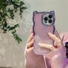 Luxurious Electroplated Glitter Cat Ear Case for iPhone 17 Pro Max, Apple 16, 15 for Women, 14 Soft Case for Men