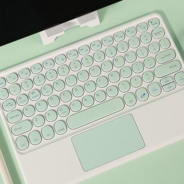 Bluetooth Wireless Keyboard With Touchpad Hebrew Spanish Korean For iPad Pro Air for Huawei Android Windows Tablet