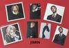 [USED] BTS Jimin Square Photo Sticker (Waterproof) and Hologram Photo Card