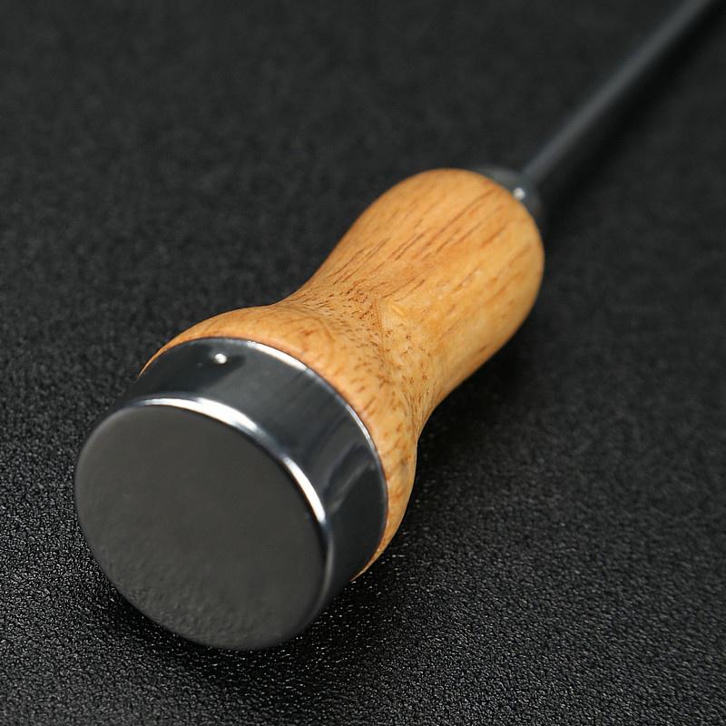 Punta da Ghiaccio in Acciaio Inossidabile Punzone Manico in Legno Antiscivolo Utensili da Cucina Campeggio Tritaghiaccio Portatile Strumento Rompighiaccio