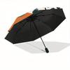 1pc Dalmatian Puppy Love Automatic Open/Close Exquisite Umbrella Sturdy Iron Frame, Compact Travel Umbrella, Intricate Design Umbrella a0829051