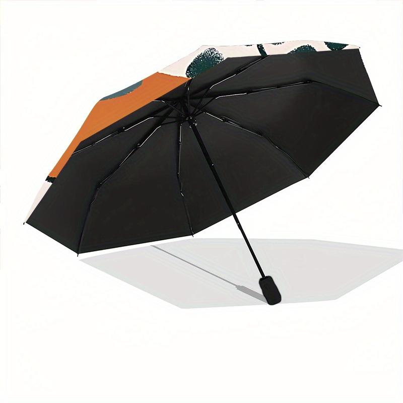 1pc Dalmatian Puppy Love Automatic Open/Close Exquisite Umbrella Sturdy Iron Frame, Compact Travel Umbrella, Intricate Design Umbrella a0829051