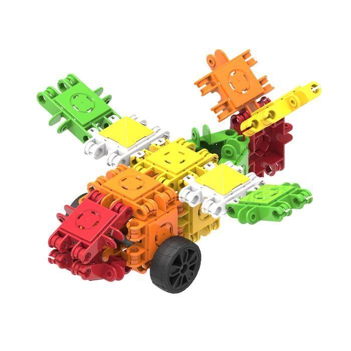 Clicformers Construction Set - Basic Set 50 Pieces - Educational Toy Girl and Boy Stem
