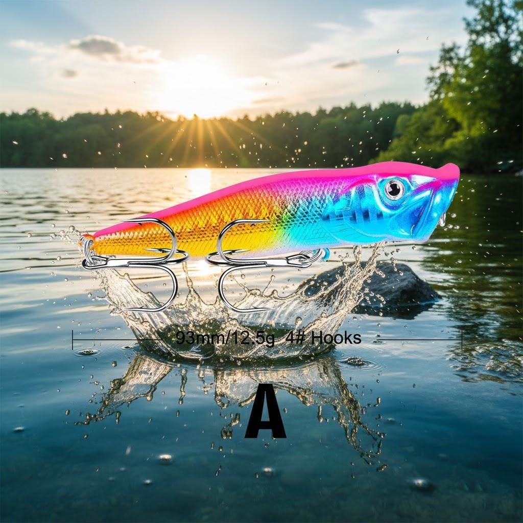 

FLYSAND Fishing Lure Popper Bait Tackle Accessories High-Quality Fishing Gear for Saltwater & Freshwater Fishing