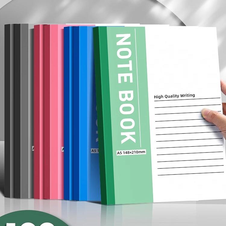 Simple A5 Notebooks for College, Office, and Business Use