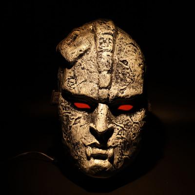Gargoyle Glowing Mask JoJo's Bizarre Adventure Stone Mask Halloween Horror Cosplay Prop for Haunted House Party Men Women