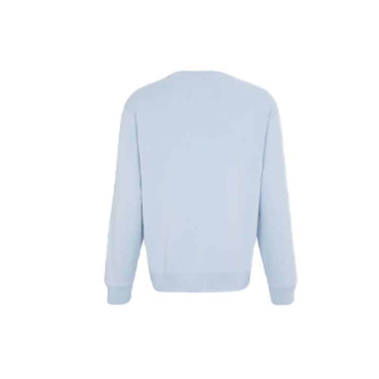 Calvin Klein Heart Embroidery Print Crew Neck Long Sleeve Sweatshirt Unisex Sweatshirt Blue J400125-C1U