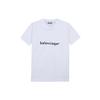 Damen Neues Copyright Eng anliegendes T-Shirt Weiß 612964TIV549040