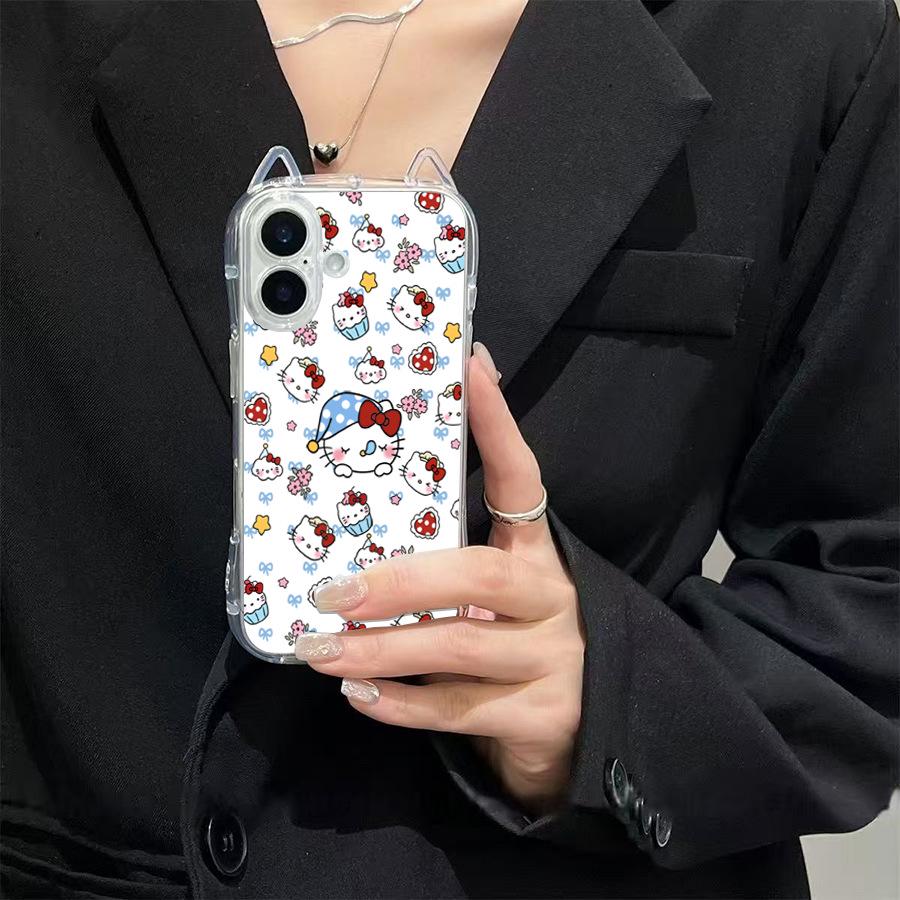 Sanrio TK Cat Ears KT Phone Case for Apple 17 - New Model