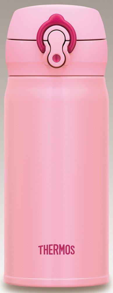 THERMOS Water Bottle Vacuum Insulated Mobile Mug Open 350ml Coral Pink CP [One-Touch Type] JNL-352