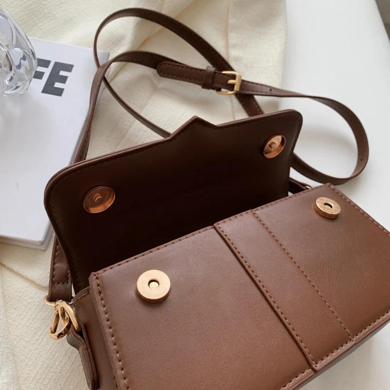 Сумка через плечо из искусственной кожи для женщин — фото 6