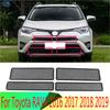 Mittleres Sieb Gitter Frontgrill Gitter für Toyota RAV4 2016 2017 2018 2019 Frontgrill Gitter Abdeckung Edelstahl Zubehör