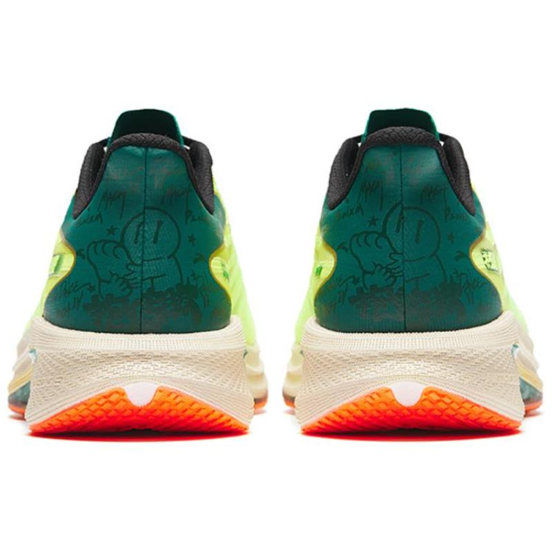 Anta Mach 4 Cushioning Abrasion Resistant Breathable Rebound Low Top Casual Running Shoes Men's Green Sneakers 112425583S-3