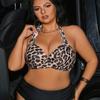 2025 Plus Size Leopard Print Spaghetti Strap Bikini - Women's Sexy Swimsuit