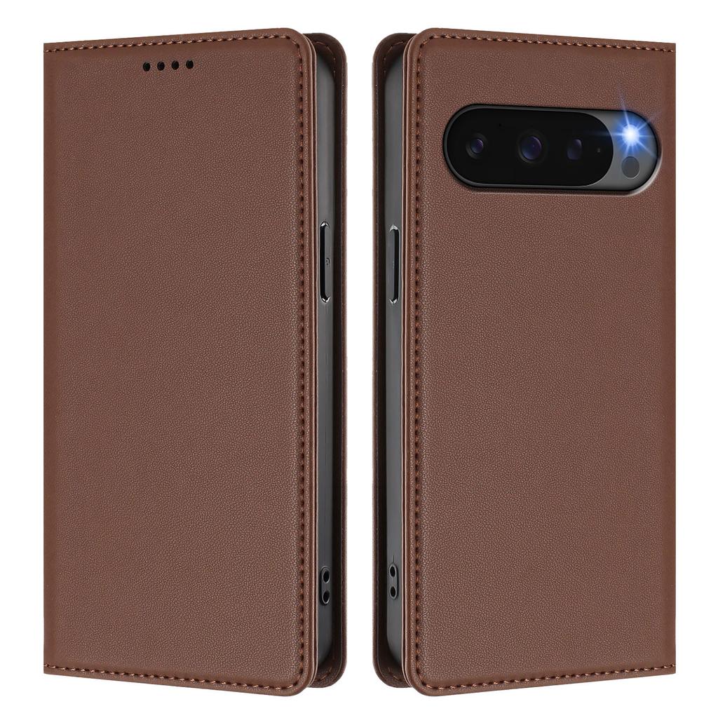 For Google Pixel 10 Pro XL Leather Wallet Case Magnetic Closure RFID Blocking Phone Cover