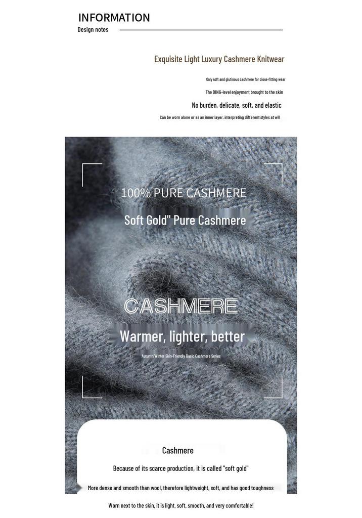 Women's 12-Gauge Pure Cashmere Hooded Cardigan Coat