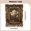 Photo Frame Vintage Style Decorative Rectangle Picture Display Gold Tabletop/Wall for