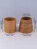 Rattan pen holder Pen Holder For Desk Waterproof and sturdy pen holder School Office Supplies Stationery  Desk organizer