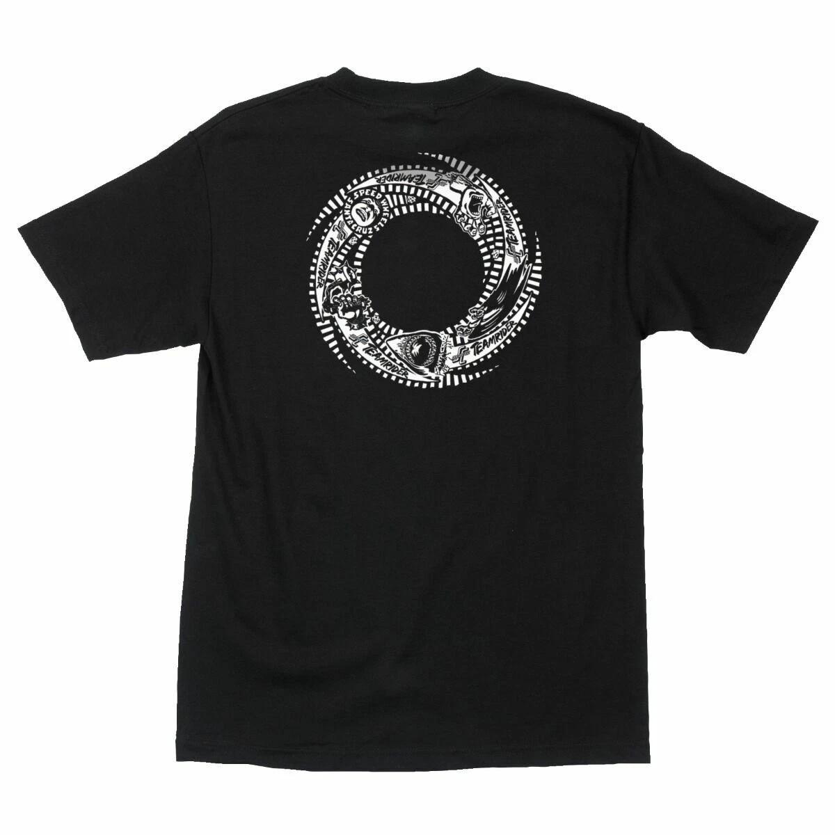 Santa Cruz OGSC TEAM RIDER Skateboard T Shirt BLACK XS