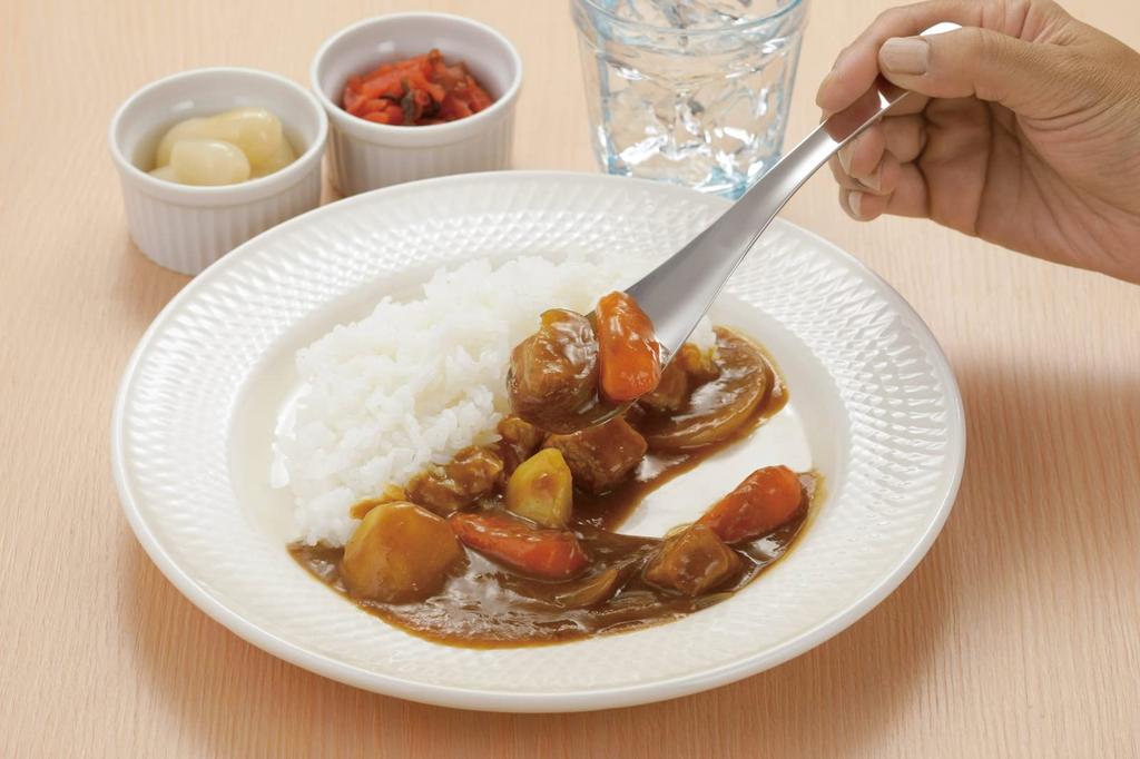 Kanda kan Aço Inoxidável Feito em para Curry e Frito 000465 (Kanda) Colher, Aço, 18cm, Japão, Arroz,