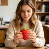 Slow Rising Strawberry Squishy Toy Soft Foam Stress Relief Squeeze Toy Sensory Fidget Toy for Kids and Adults