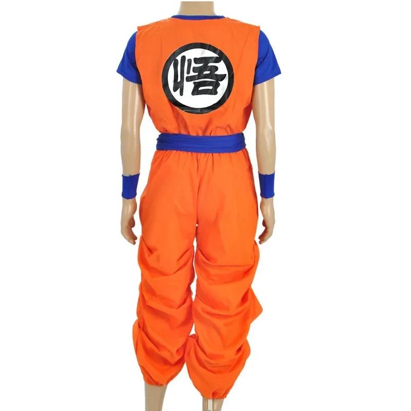 2026 Son Goku Cosplay Costume Kakarotto Suits Men Adult Orange Outfits Halloween Gifts