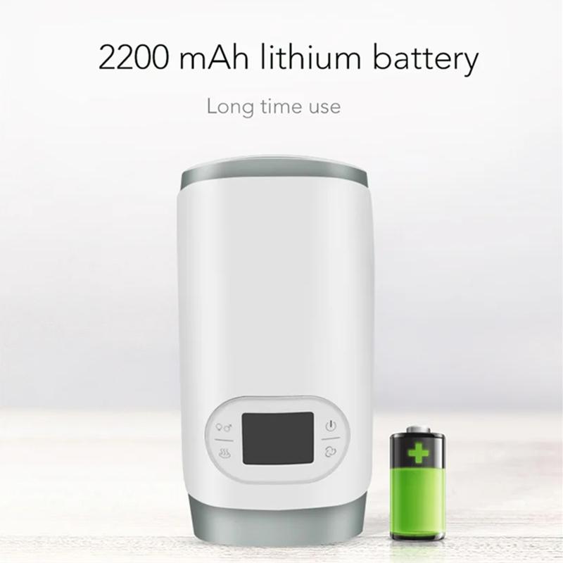 Elektrisches Handmassagegerät, Airbag, Kneten, Vibration, heiße Kompresse, Physiotherapie, Linderung von Handflächenschmerzen, Entspannung, Handgelenksermüdung, Pflegegerät