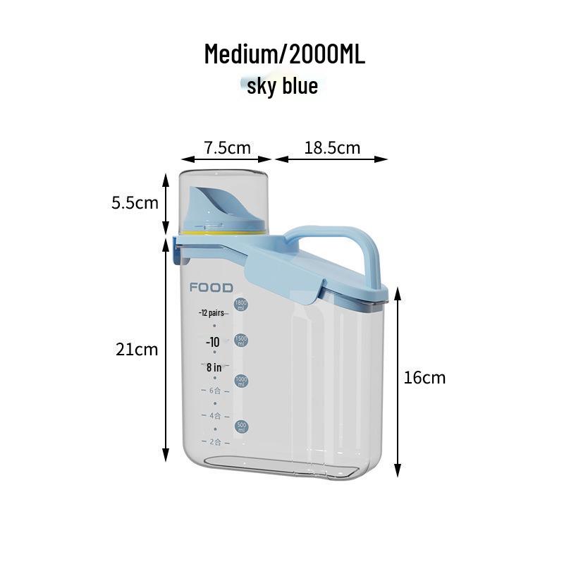 Recipient etanș pentru depozitarea orezului și cerealelor în stil japonez