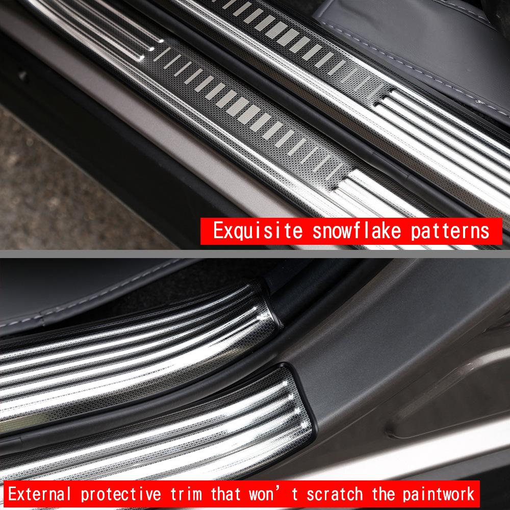 Toyota RAV4 Stainless Steel Door Sill Trim for 26 Models