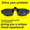 VBESTLIFE 8x Binoculars, Hands-Free Fishing Binoculars, Portable Fishing Glasses for Birdwatching, Sports, Concerts, and Theaters