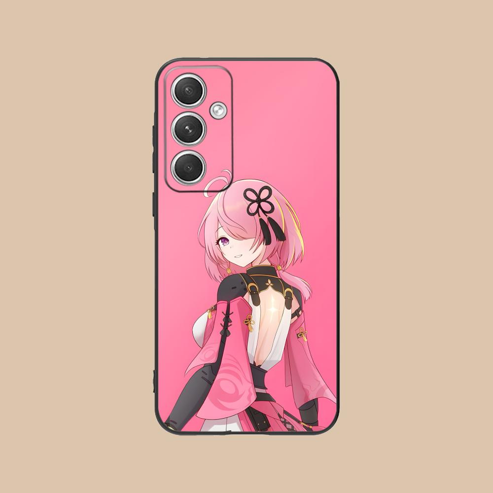 Wuthering Waves Taoqi Mobile Phone Case for Samsung Galaxy S25 S24 S23 S22 S21 S20 Note20 Plus FE Ultra Colorful Cover Luxury