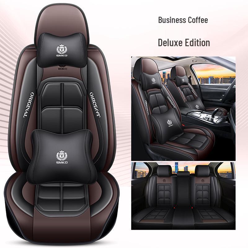 Universal Full Surround Leather Car Seat Cover for All Seasons