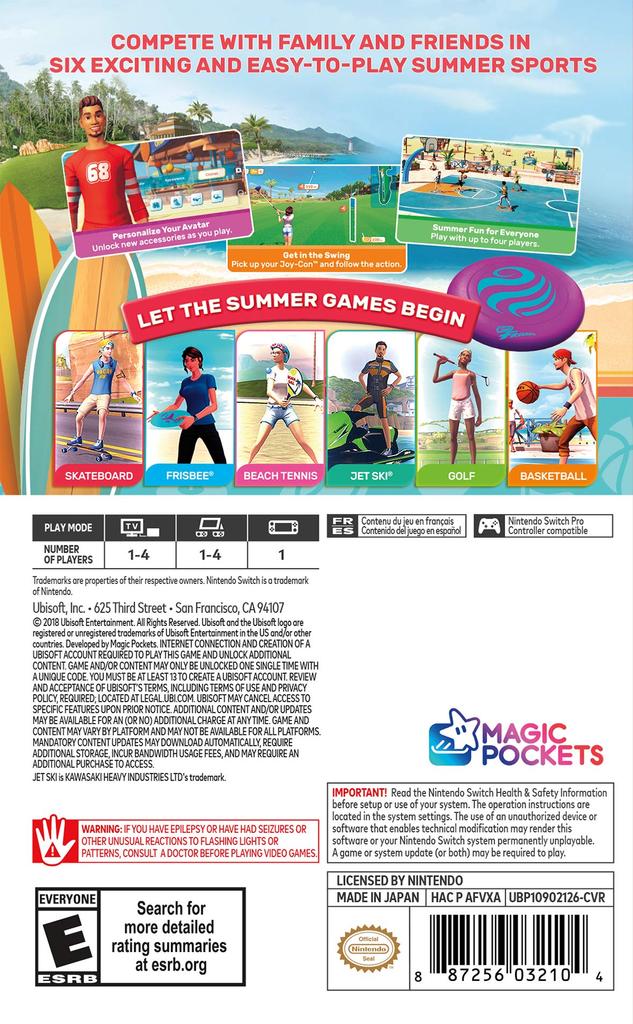 Sportparty Nord Switch (Importiertes Amerika) –