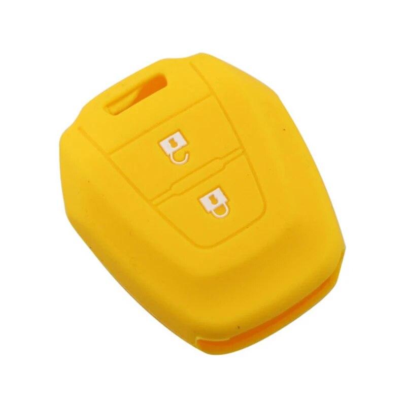 my good car Silica Gel Car Key Case Cover Holder for Isuzu DMAX MUX Truck 2 Button Remote Key Silicon Protector Accessories