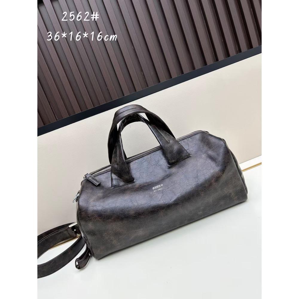 Přeshraniční nová retro taška BD z hovězí kůže první vrstvy s velkou kapacitou, pravá kůže, univerzální přenosná taška na polštář, velká taška pro dojíždění