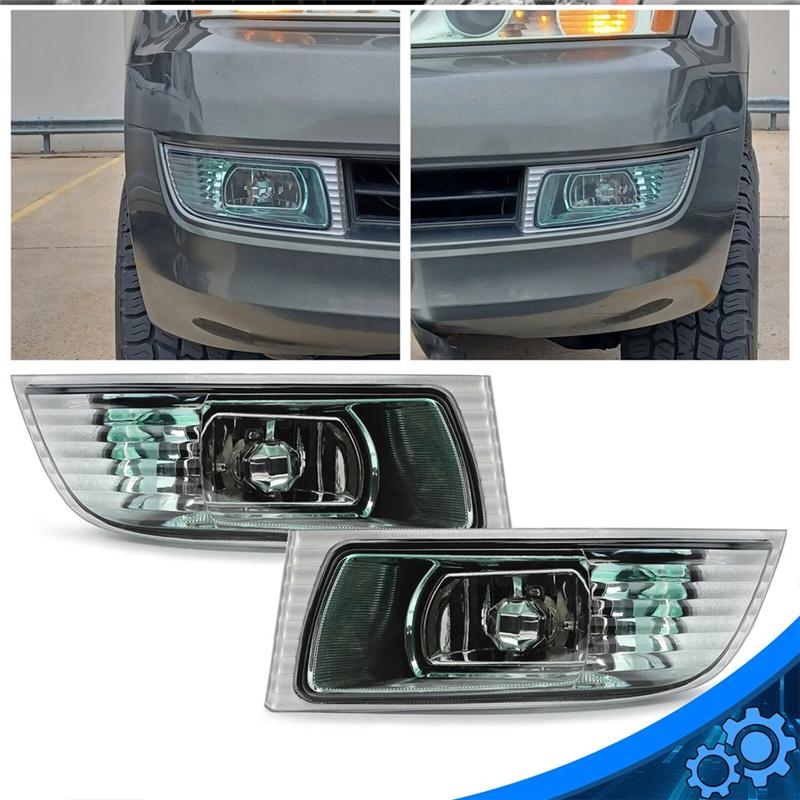 ABLZ-Front Bumper Fog Light Set 1 Pair For Lexus GX470 UZJ120 2003-2009 Driving Lights Part Numbers 81211-60160 81221-60080