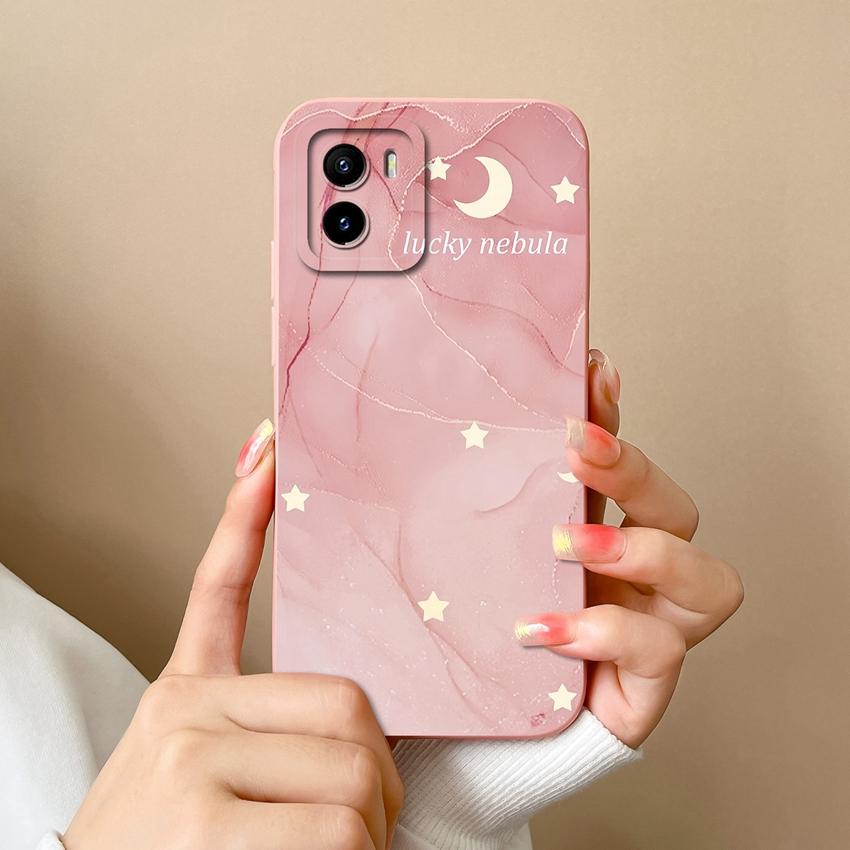 Pro Vivo Y01 Y02 Y02t Y03t Y16 Y17 Y18 Pouzdro na telefon Krásný Malý Květinový Vzor Silikonový Měkký Kryt Ochranná Fólie na Displej Kryt proti Pádu Pro Kryty Vivo